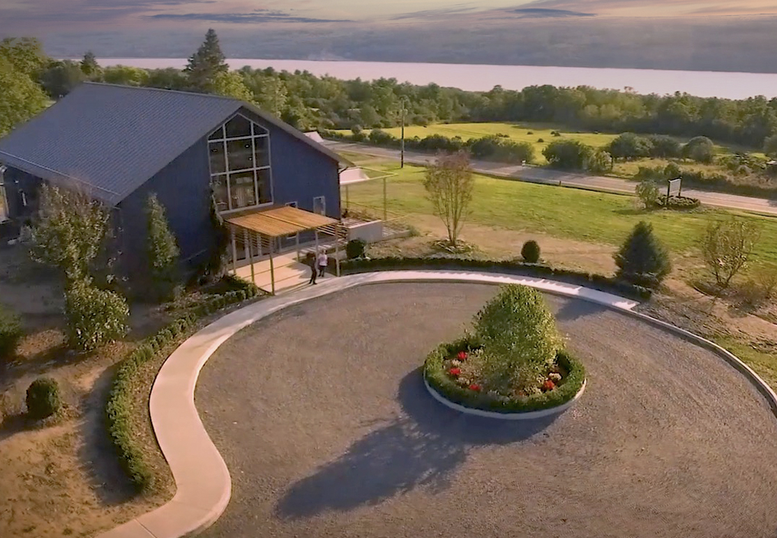The Tasting Barn After Construction